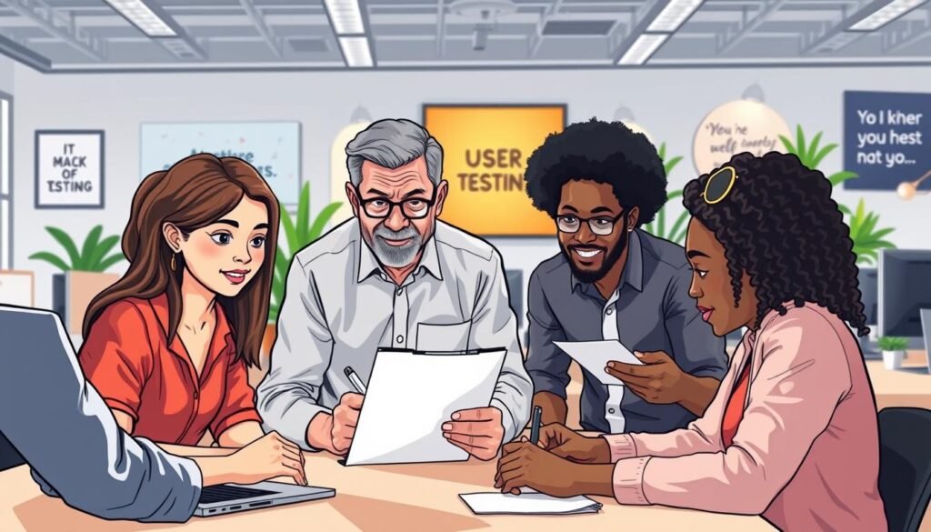 user testing